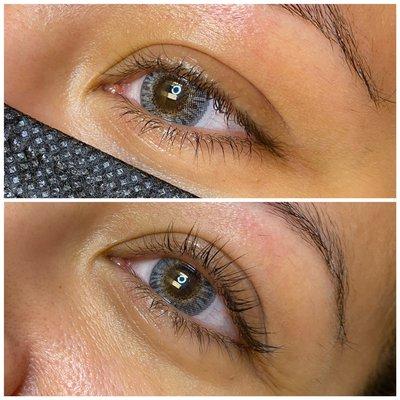 Lash lift & tint