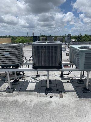 New Rheem rooftop install