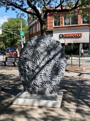 Jon Isherwood Sculpture. I'm at West 157th Street my final destination! 09/10/21