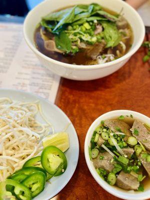 Pho Dac Biet & beef ball on the side