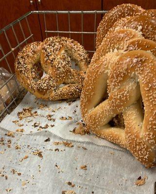 Bagel pretzels!! Er....pretzel bagels?