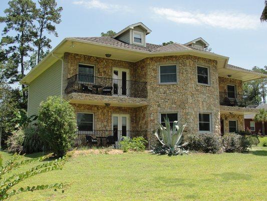 Insulated Concrete Form (ICF) house when finished.