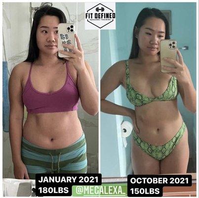 Megan's 30lb transformation!