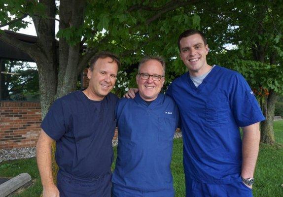 Our 3 doctors! Dr. Brad, Dr. Scott and Dr. Dan!