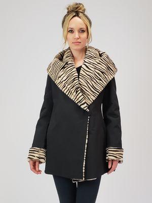 Shearling lined rain coat. Coming Soon to our online store at www.dandreny.net - 2019 collection