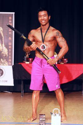 UNBA Muscle Classic June 2017 - 1st place Men's Open Physique Short and 1st place Men's Master Physique