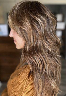 Balayage highlights