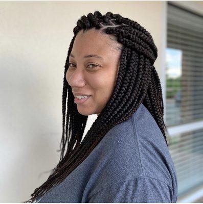 Large Box Braids