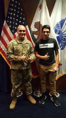 Meet our new Future Soldier with SSG CASTANEDA! Congratulations and welcome to the TEAM!!!