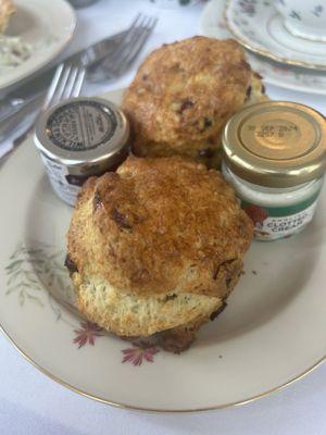 Cranberry and white chocolate scone