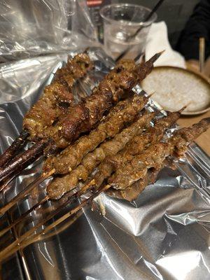 Lamb skewers