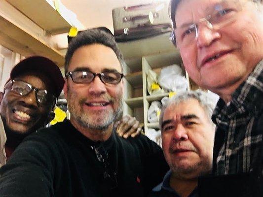 The father of current owner - Nelson Ramos (2nd from left) - opened first store at  20th & R in 1954. I salute team of professionals.