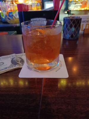 Get an old fashioned or a smokey old fashioned at Fill Up Station!