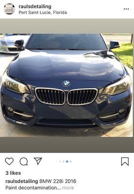 Raul's detailing on Instagram