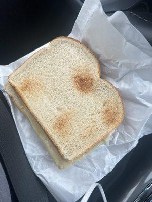 Grilled Cheese- wrong bread and not melted