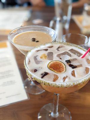 Espresso Martini and Fig Margarita