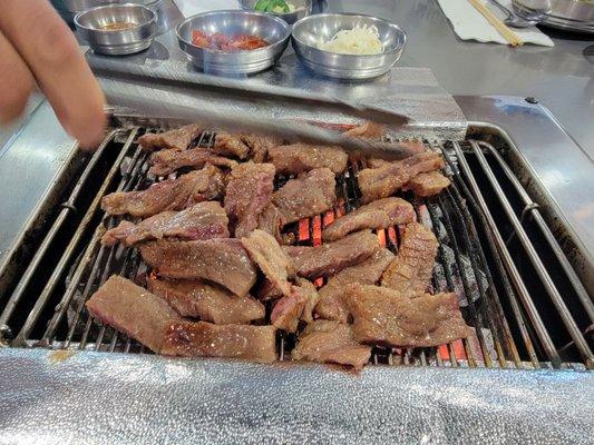 Marinated galbi