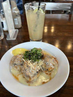 Stuffed mushrooms.