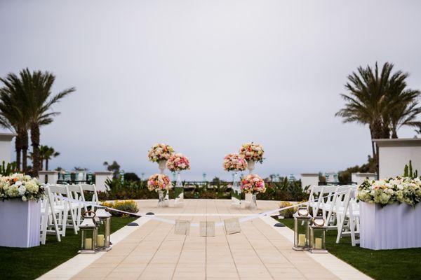 Monarch Beach wedding ceremony.