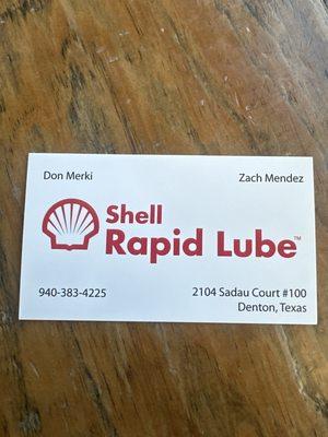 Shell Rapid Lube