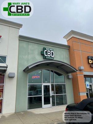 Mary Jane's CBD Dispensary is the top smoke shop on Galm Road in San Antonio neat Oak Grove Neighborhood! #CBD #Store #Vape #Shops #tobacco