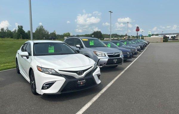 Used vehicles at Kocourek Subaru