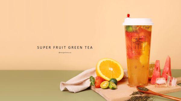 Super Fruit Tea - Watermelon/orange/lemon/lime slices and passion fruit