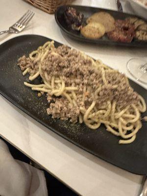 Bigoli with duck ragu