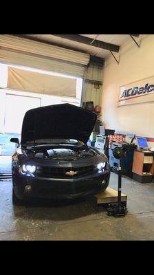 Smog Check in progress