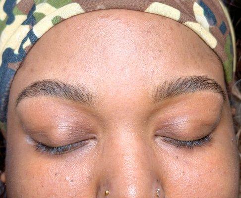 client eyebrows