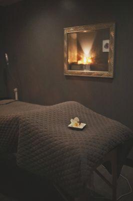 Spa rooms intentionally designed to help you feel at ease and able to rest fully during treatments.