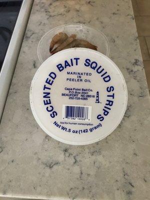 Left over bait purchased at Sheffield's.