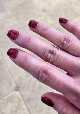 Christmas nail polish