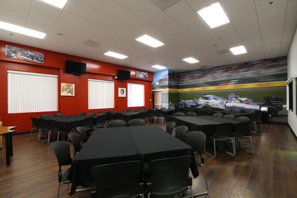 Our F1 Room - perfect for company parties and large events