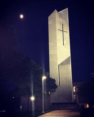 The Bell Tower on campus