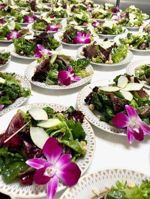 House salads - super fresh, local ingredients!