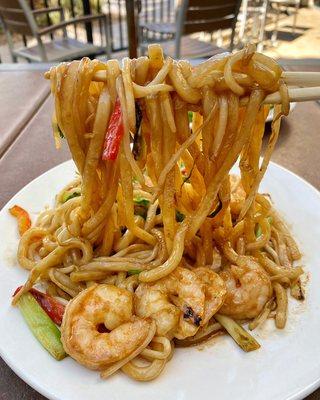 Shrimp Udon Noodles