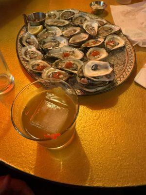 Bourbon Beez and oysters!