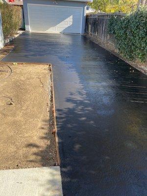 New driveway