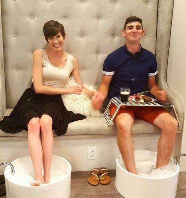 Couples pedicure