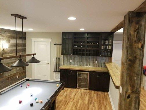 A BIG thank you to Randy B. for sharing photos of his amazing basement remodel using material he purchased from Front Range Timber!