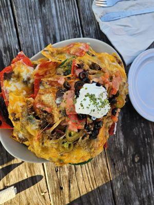 "Small" giant nachos