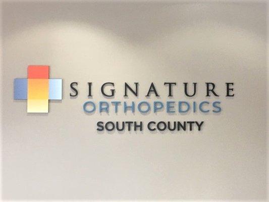 Signature Orthopedics South County