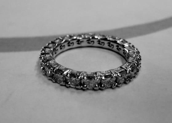 Custom eternity band