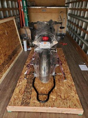 Motorcycle crate