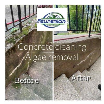 Concrete cleaning