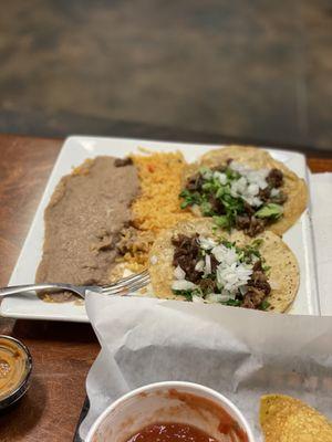 Steak tacos