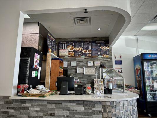 Front Counter & Menu