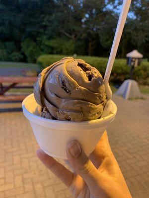 Chocolate peanut butter cookie dough