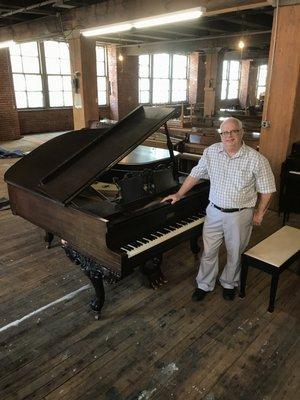 One of our vendors, player piano rebuilder extraordinaire, Bob Stout!